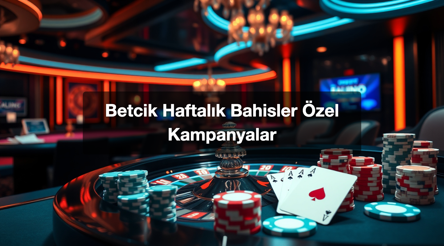 Betcik Haftalık Bahisler Özel Kampanyalar